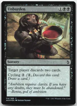 Unburden - Amonkhet - Foil Common - Magic: The Gathering - Image 1