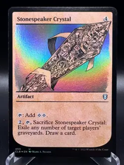 Stonespeaker Crystal (Showcase) CLB 450 Foil English LP - MTG - Image 1