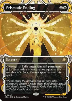 Prismatic Ending (Foil) 7 MTG NM - Secrets of Strixhaven: Mystical Archive - Image 1