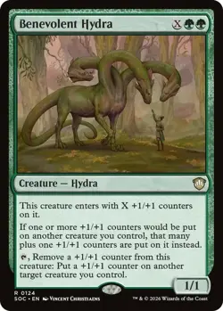 MTG Benevolent Hydra, NM-Mint, English Commander: Secrets of Strixhaven - Image 1