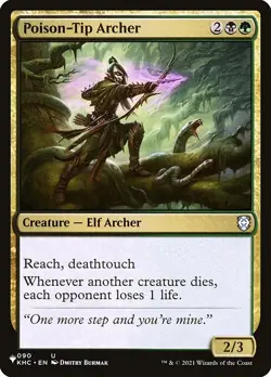 [MTG] Poison-Tip Archer (KHC-90) (PLST) NM - Image 1