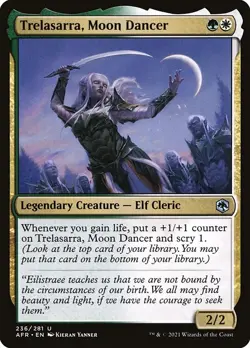 Trelasarra, Moon Dancer Foil Adventures in the Forgotten Realms 236 NM MTG - Image 1