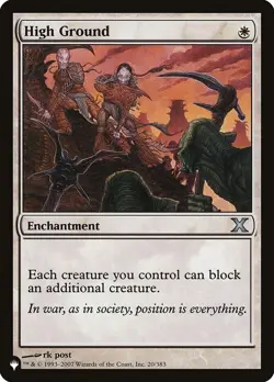 High Ground 20/383 Non Foil Uncommon The List Reprint MTG Near Mint - Image 1