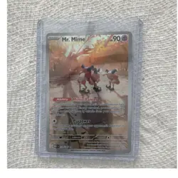Pokemon Mr. Mime 179/165 SV Scarlet & Violet 151 Illustration Rare Full Art Hol… - Image 1
