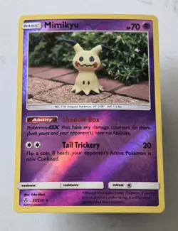 Mimikyu 97/236 Yuka Morri Art Reverse Holo SM Cosmic Eclipse Pokemon TCG - Image 1