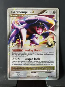 Pokemon TCG Garchomp C Lv.X Supreme Victors Ultra Rare Holo 145/147 110 HP - Image 1