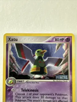 Xatu 49/115 Reverse Holo Rare Stamped EX Unseen Forces Pokemon 2005 TCG - Image 2