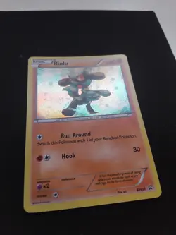 LP / NM HOLO Pokemon Card Riolu LP Black and White Promos BW33 - Image 1