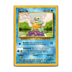 Pokemon Base Set Squirtle 63/102 HP - Image 1