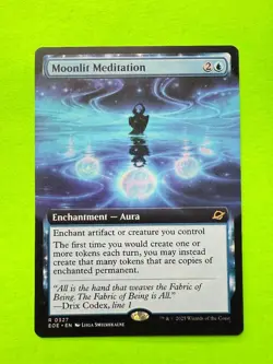 MTG Edge of Eternities - Moonlit Meditation - Extended Art - Non-Foil - Image 1