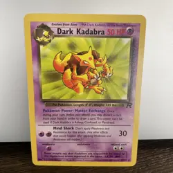 1st Edition Dark Kadabra 39/82 Team Rocket Set NM Vintage Pokemon Card - Image 1