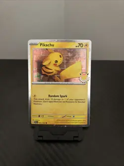 Pokemon Day 30th Anniversary - Pikachu 051 /162 Stamped NM W/ Swirl 🌀 - Image 1