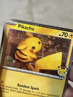 Pokemon Day 30th Anniversary - Pikachu 051 /162 Stamped NM W/ Swirl 🌀 - Image 4