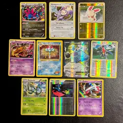 Pokemon Holo/Reverse Holo Lot x10 EX Rare Vintage/Modern Giratina Garchomp LP-HP - Image 1