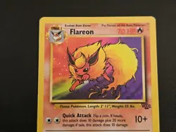 Flareon - 19/64 - Rare - Unlimited Edition - Jungle #19/64 Pokemon TCG MP - Image 3
