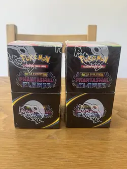 2x Pokemon TCG Phantasmal Flames Half Booster Boxes - New / Sealed - Image 1