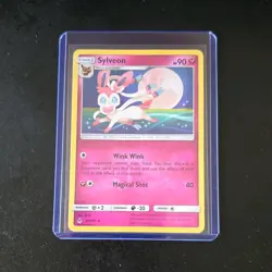 Pokemon TCG Sylveon 87/131 Sm-Forbidden Light Rare Regular 90 HP 2018 - Image 1