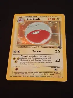 Pokemon TCG Electrode Jungle 2/64 Holo Unlimited Holo Rare Any 3 Free Ship - Image 1