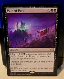 magic the gathering - Path of Peril - Sorcery - Rare - Cleave - Destroy All - Image 1
