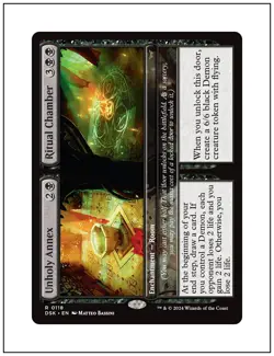 1x Unholy Annex Ritual Chamber, Duskmourn, Magic MTG NM - Image 1