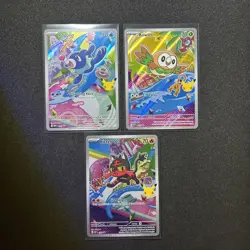 Rowlet Litten Popplio - Promo Set - 43 44 45 Pokemon TCG First Partner Series 1 - Image 1
