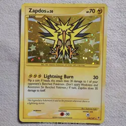Pokemon Supreme Victors 150/147 Zapdos - Holo Secret Rare - Swirl Damaged - Image 1