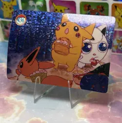 Pokemon Charizard Vintage Pocket Monsters Vending HOLO Prism Sticker 98 Nintendo - Image 2