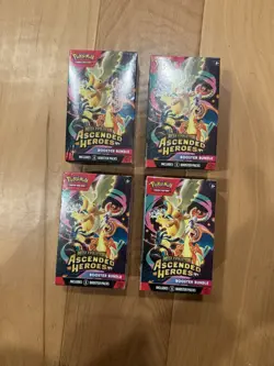 Pokemon TCG: Ascended Heroes Booster Bundle - LOT OF 4 - Factory Sealed - Image 1