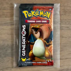 SEALED 2016 Pokemon X&Y Generations Booster Pack - Charizard Art - Image 1
