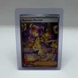 Pokemon Acerola's Mischief Trainer Holo 183/132 Mega Evolution - Image 1