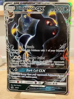 Pokemon Umbreon GX Jumbo Promo SM36 Oversized Holo Near Mint - Image 1