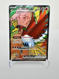 Ethan's Ho-Oh ex 209/182 Sv10: Destined Rivals Holo Pokemon Near Mint - Image 1
