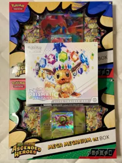 Pokemon 2 Ascended Heroes EX Boxes + Prismatic Evolutions ETB - Image 1