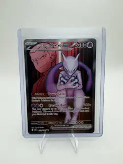 Pokemon Team Rocket's Mewtwo ex SV10 Destined Rivals Ultra Rare 213/182 Holo - Image 1