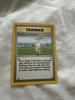 Pokemon TCG Pokemon Breeder Base Set 76/102 Regular Unlimited Rare!! - Image 1