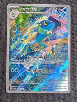 Frogadier 089/086 Chaos Rising Illustration Rare NM Pokemon - Image 1