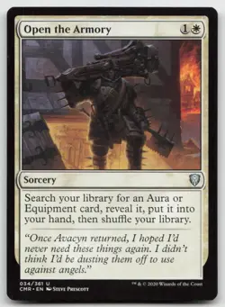 MTG Open the Armory U Commander Legends 34 LP - Image 1