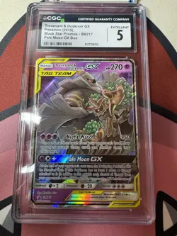 Pokemon CGC 5 - Trevenant & Dusknoir GX SM217 | Pale Moon GX Promo - Image 2