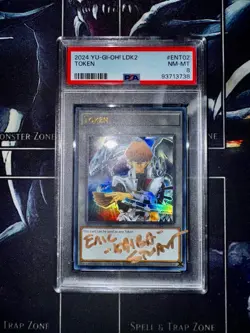 PSA Signed Eric Stuart Token Kaiba Yu-Gi-Oh! LDK2-ENT02 - Image 1