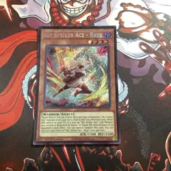 Sky Striker Ace - Raye Secret Rare L26D-ENS01 NM Yu-Gi-Oh! English Alternate Art - Image 1