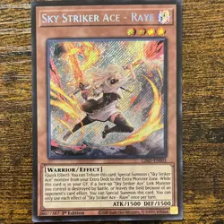🔥 Sky Striker Ace - Raye 1st Edition L26D-ENS01 Secret Rare YuGiOh!🔥 - Image 1