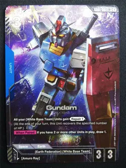 Gundam GD01-001 LR+ Foil - Gundam Card #98 - Image 1