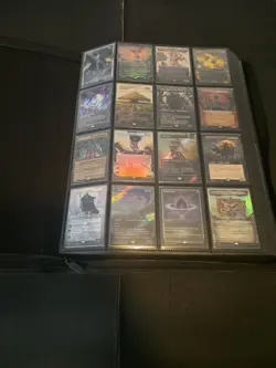 Magic: The Gathering Card Lot Binder and Bulk Rare Box! - Image 1