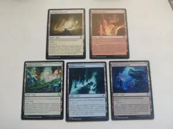 The Lost Caverns Of Ixalan Hidden Cave Land 5 Card Lot MTG - Image 1