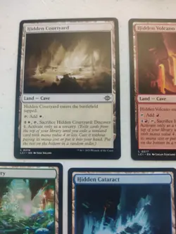 The Lost Caverns Of Ixalan Hidden Cave Land 5 Card Lot MTG - Image 2