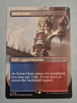 Steam Vents (Borderless) 298 Ravnica Remastered NM - Image 1