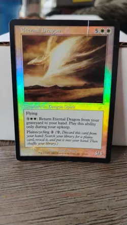 ETERNAL DRAGON Magic the Gathering MTG Creature FOIL 2003 Trading Card 12/143 - Image 1