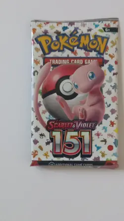 Pokemon Scarlet & Violet 151 Booster Pack English 10 Cards Mew - Image 1