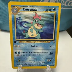 Pokemon Card - Neo Genesis 32/111 - CROCONAW (uncommon) 1st Edition NM - Image 1