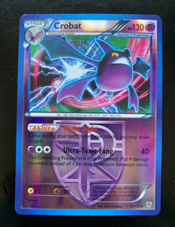 Pokemon Card • Crobat Plasma Storm 55/135 Reverse Holo - Image 1